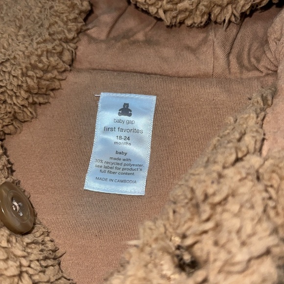 GAP Baby Sherpa Bear Jacket (Brennan Brown) - Picture 7 of 9